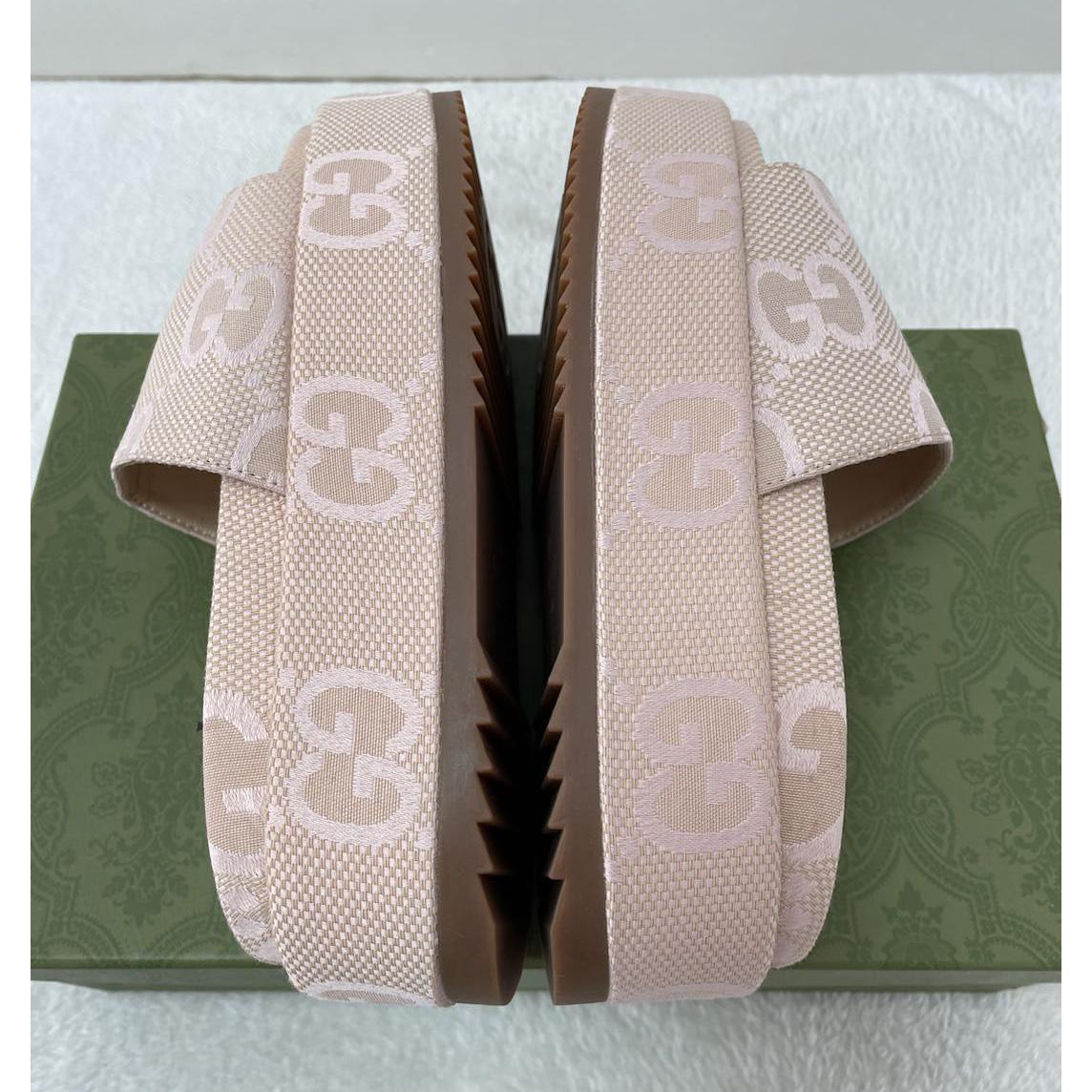 Gucci Jumbo GG Plateau-Slide-Sandale für Damen - EUR FASHION