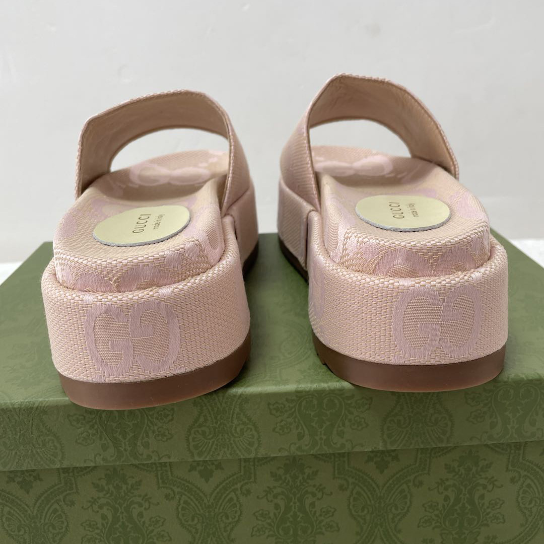 Gucci Jumbo GG Plateau-Slide-Sandale für Damen - EUR FASHION