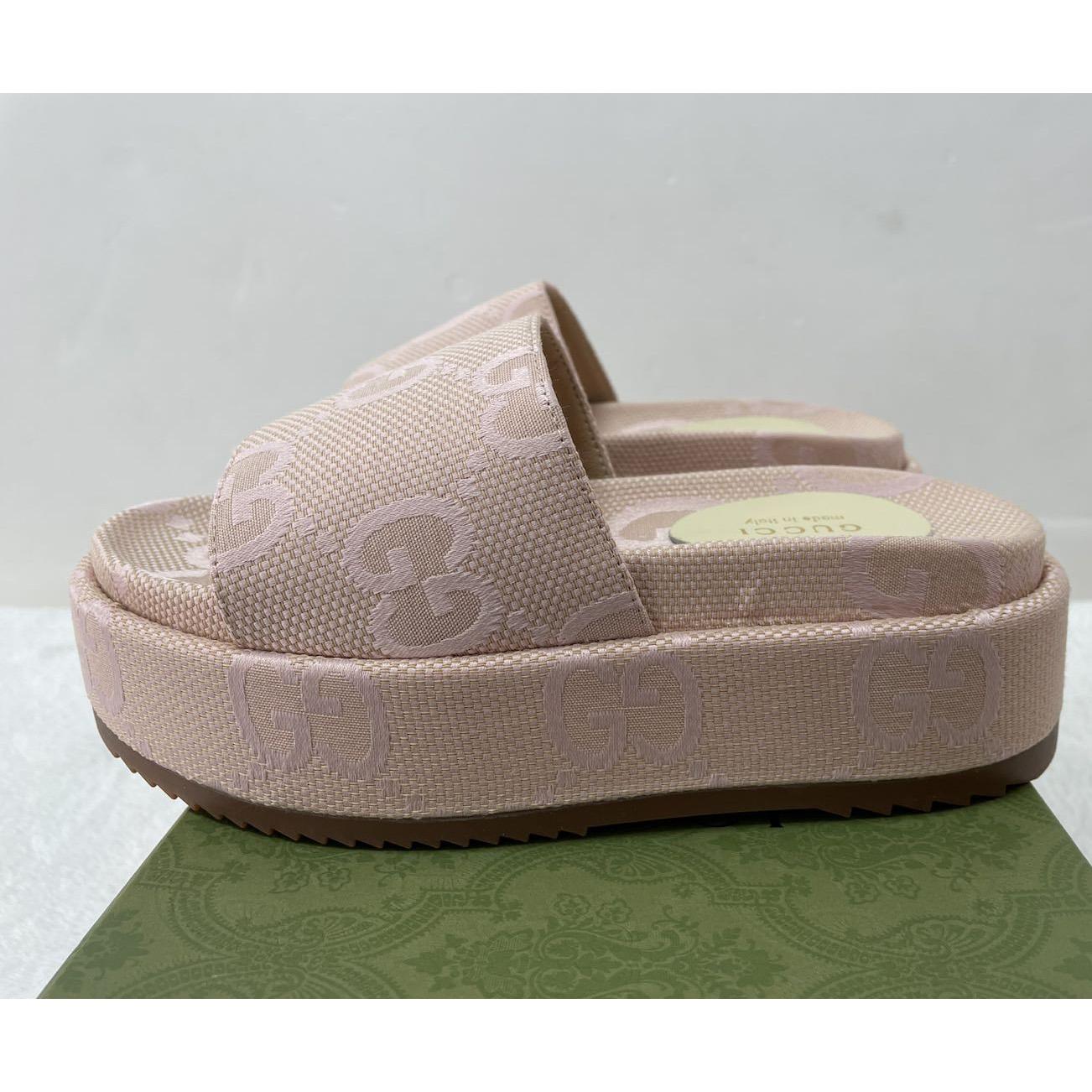 Gucci Jumbo GG Plateau-Slide-Sandale für Damen - EUR FASHION