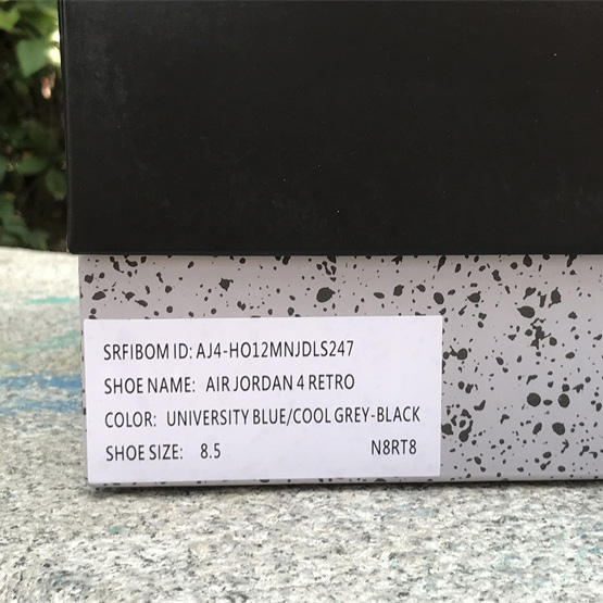 Air Jordan 4 Retro UNC PE Sneaker AJ4-HO12MNJDLS247 - EUR FASHION