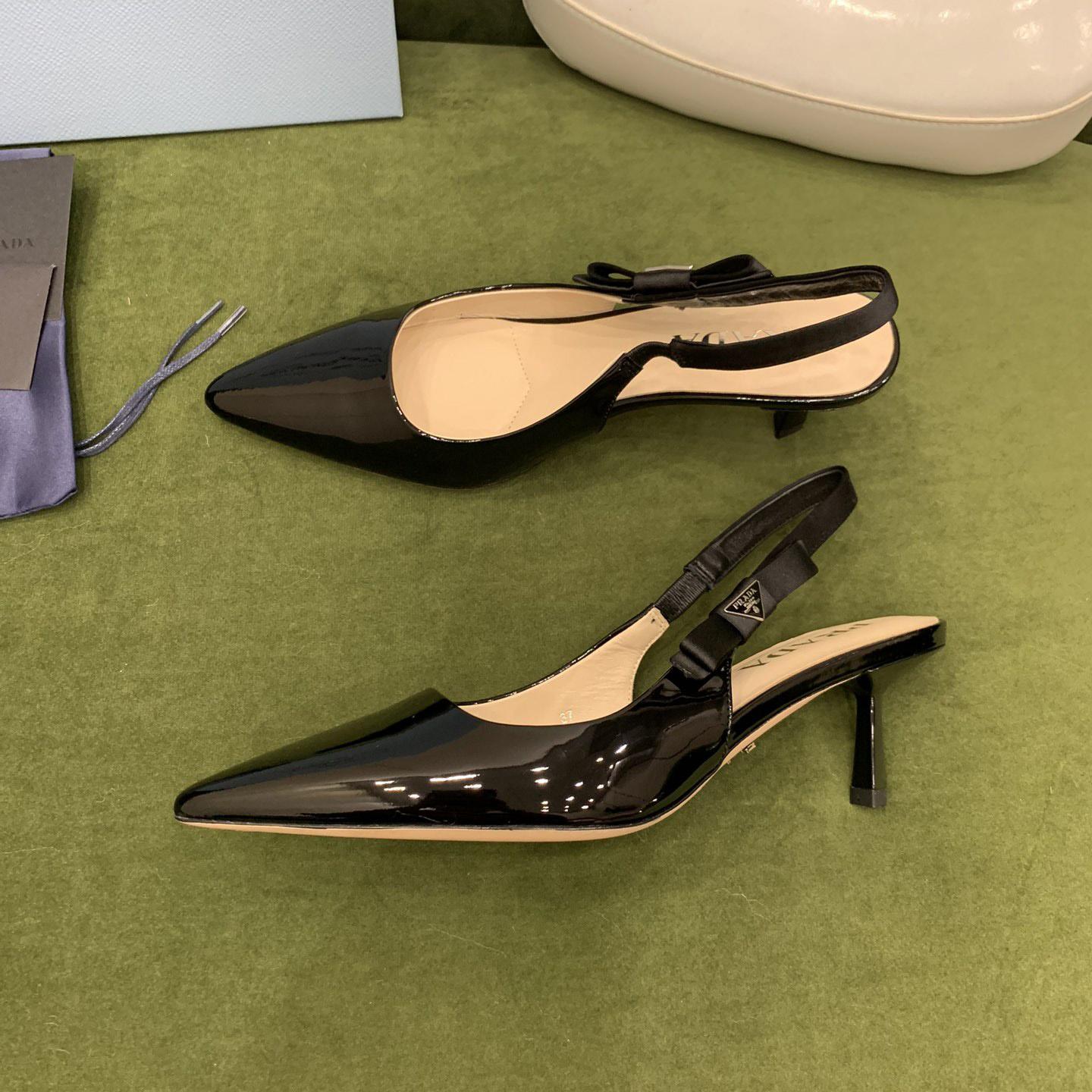 Prada-Slingbacks aus Lackleder - EUR FASHION