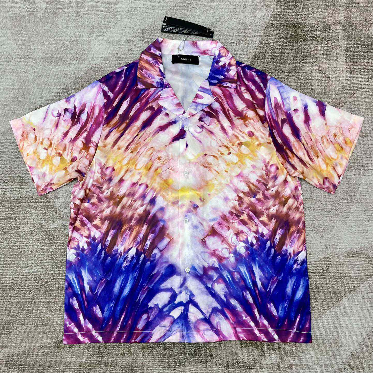 Amiri Tie Dye Amiri Bowling-Shirt - EUR FASHION