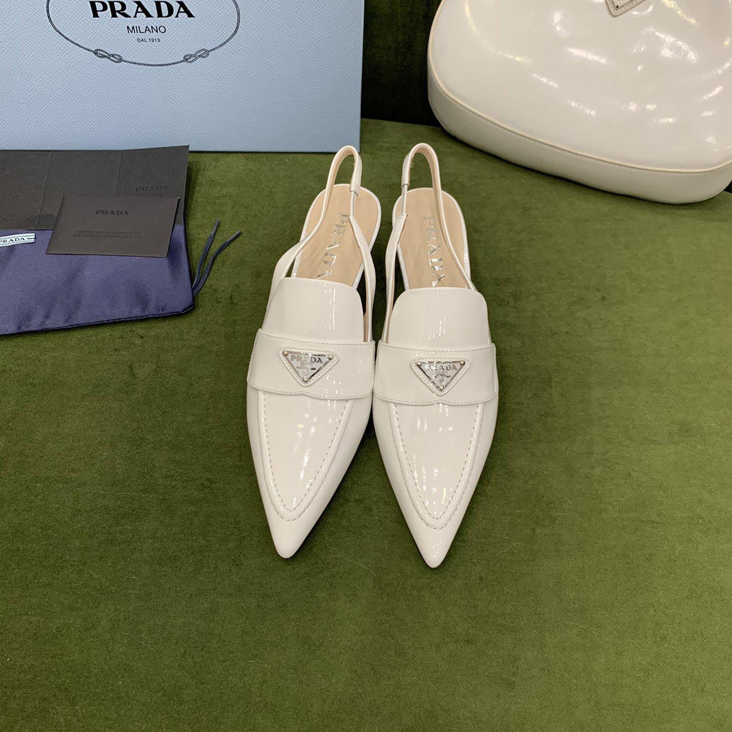 Prada-Slingbacks aus Lackleder - EUR FASHION