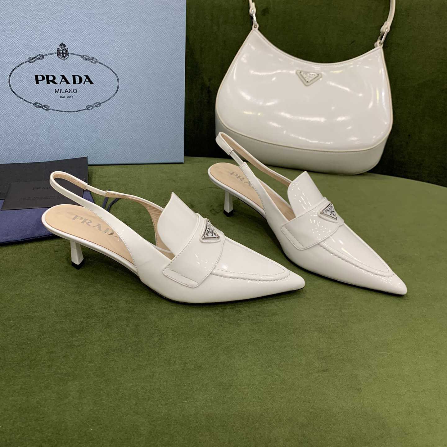 Prada-Slingbacks aus Lackleder - EUR FASHION