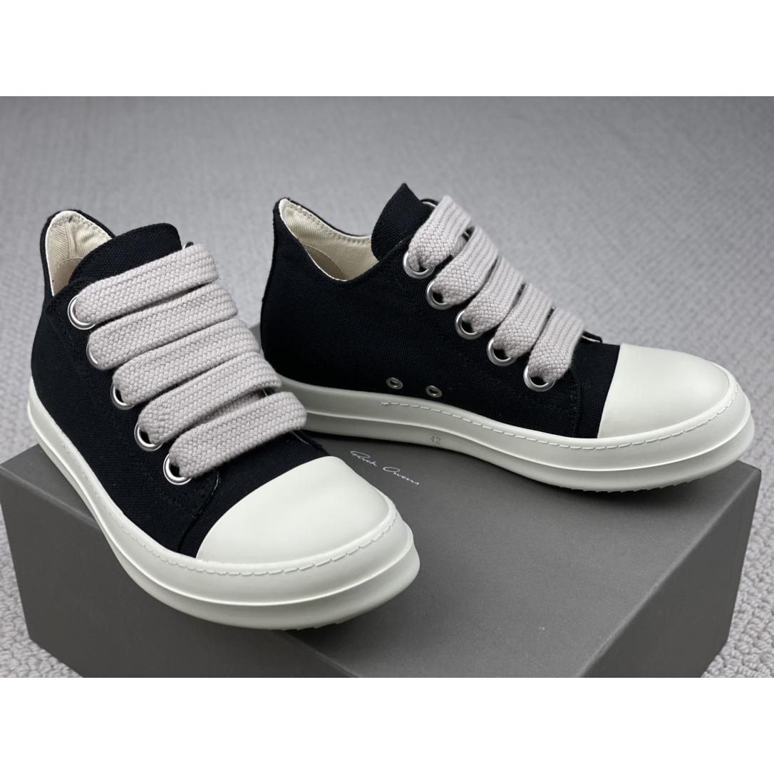 Rick Owens Canvas Low-Top-Sneaker - EUR FASHION