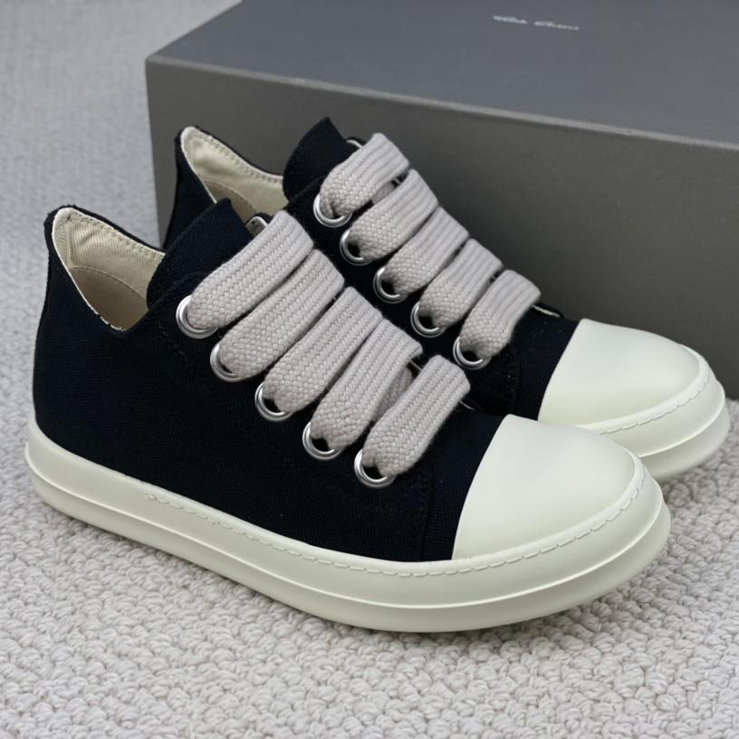 Rick Owens Canvas Low-Top-Sneaker - EUR FASHION