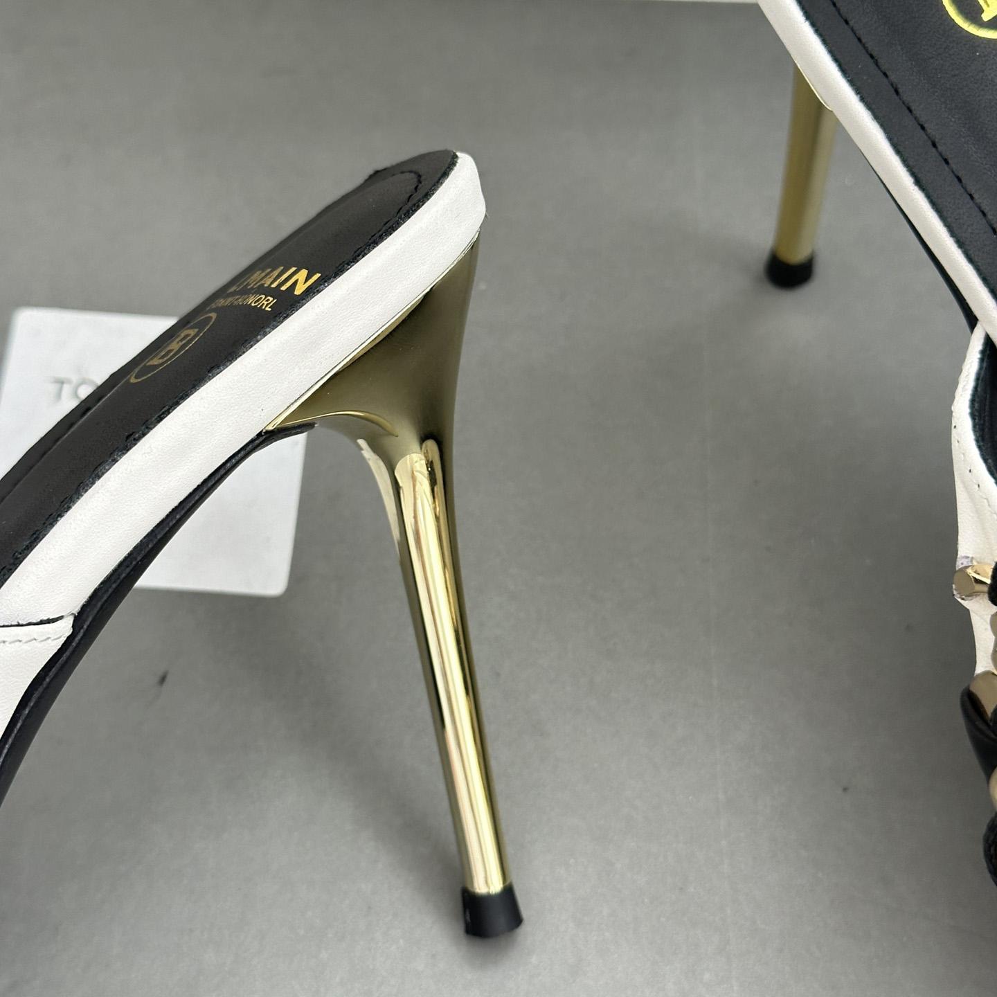 Balmain Pumps mit Kettengliederdetail, 110 mm - EUR FASHION