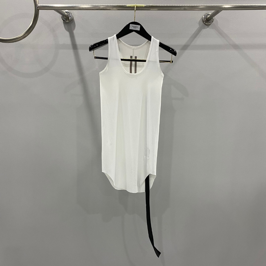 Rick Owens Drkshdw Tanktop mit abgerundetem Saum - EUR FASHION