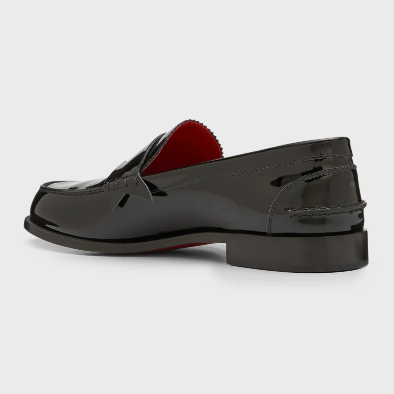 Christian Louboutin Herren-Penny-Loafer „No Penny“ aus Lackleder - EUR FASHION