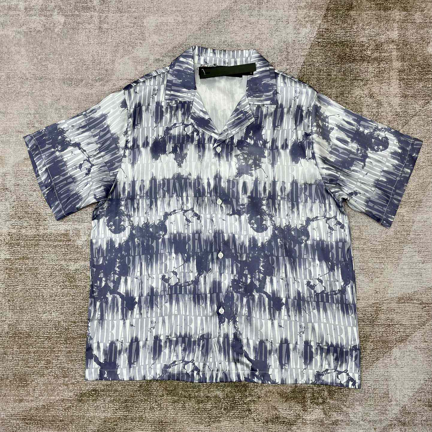 Amiri Tie Dye Amiri Bowling-Shirt - EUR FASHION