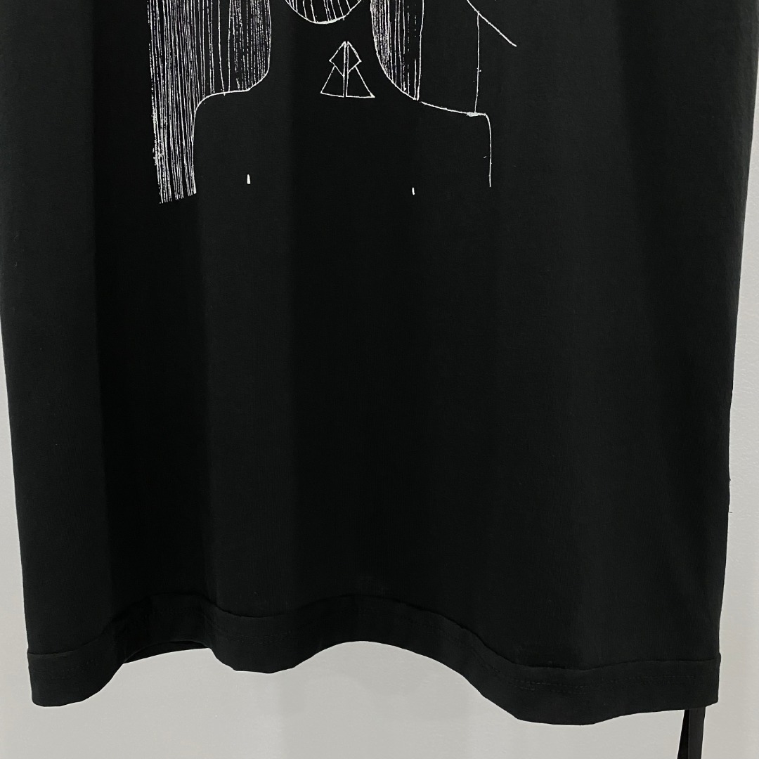 Rick Owens Baumwollweste mit Grafikdruck - EUR FASHION