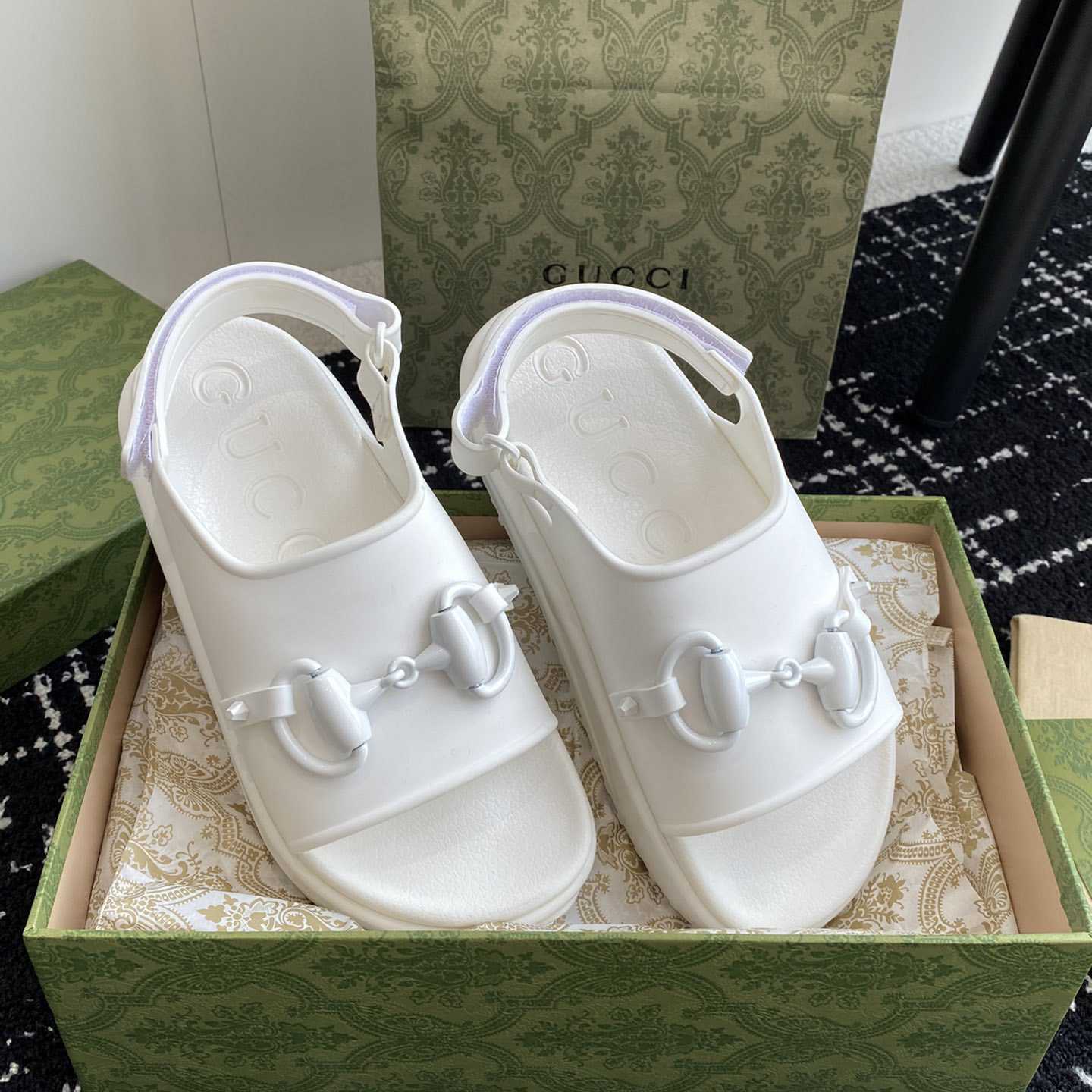 Gucci Horsebit Flatform-Sandale - EUR FASHION