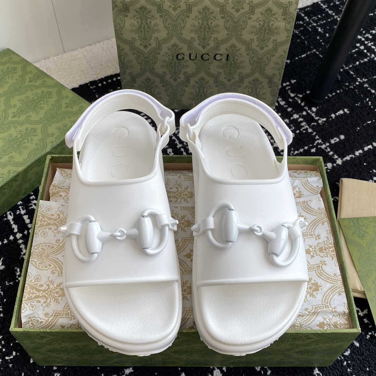 Gucci Horsebit Flatform-Sandale - EUR FASHION