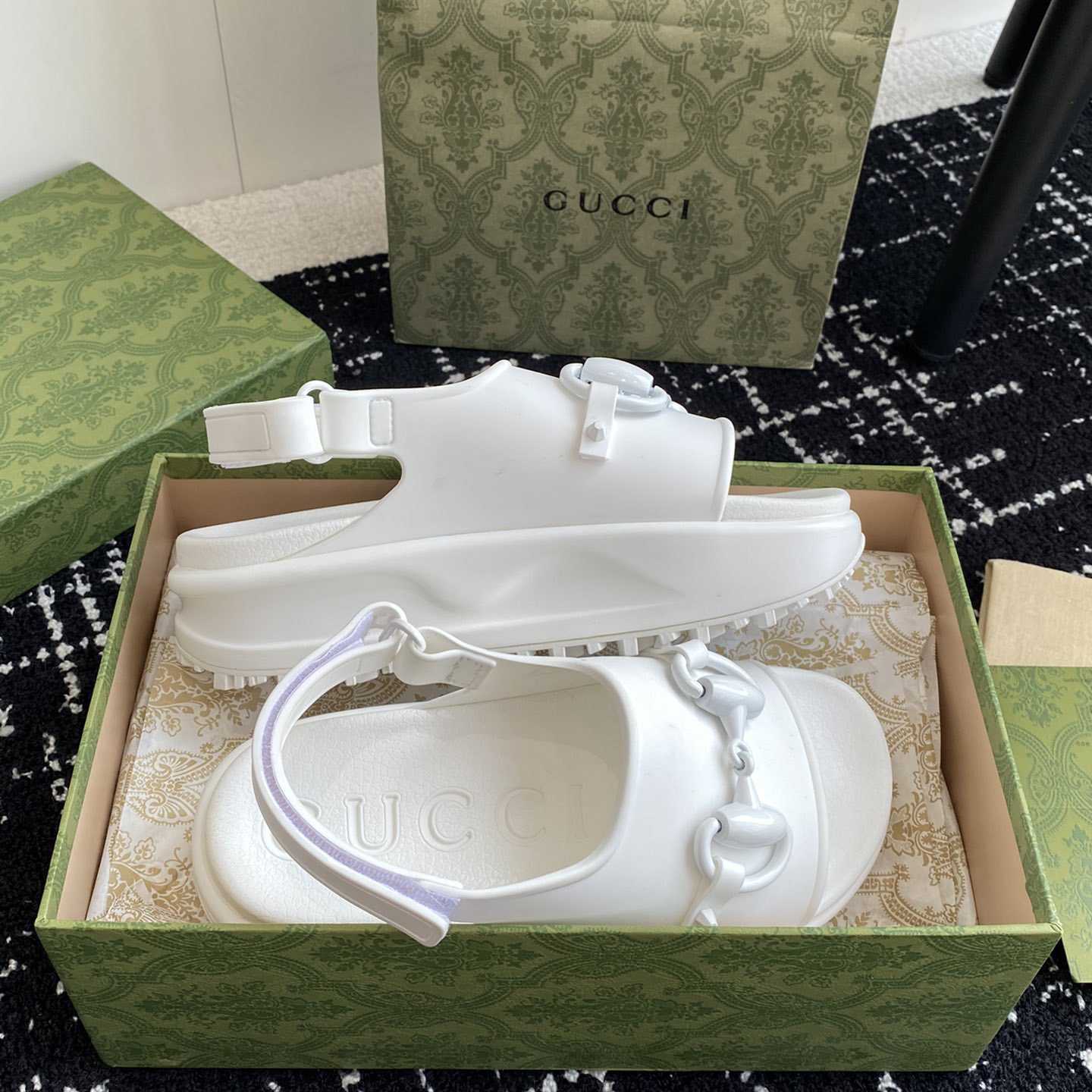 Gucci Horsebit Flatform-Sandale - EUR FASHION