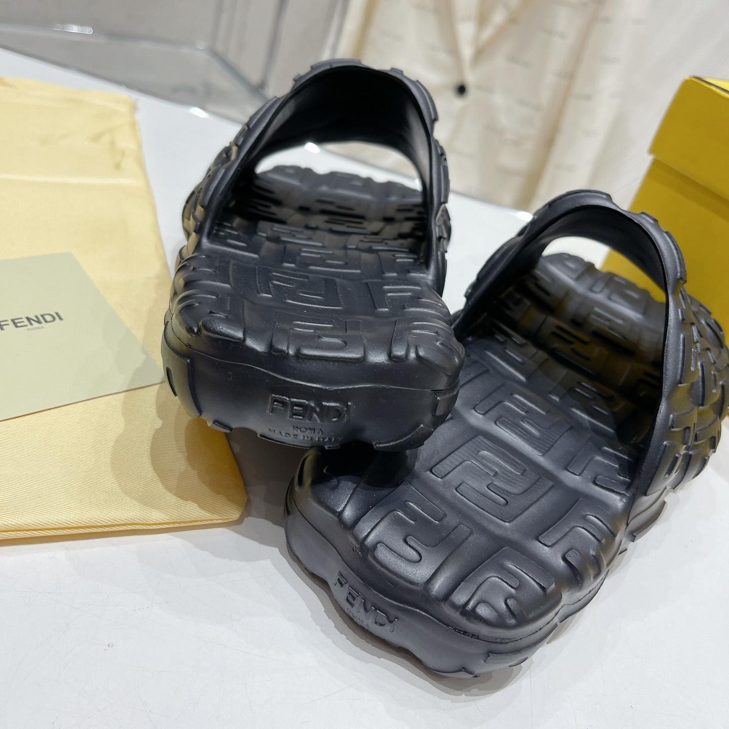 Fendi Cloud Slides Orange Gummi-Slides - EUR FASHION