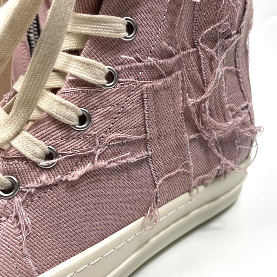 Rick Owens Drkshdw Pink Slash Sneakers - EUR FASHION
