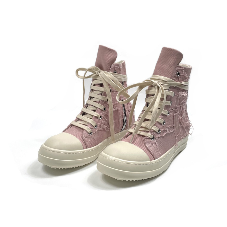 Rick Owens Drkshdw Pink Slash Sneakers - EUR FASHION