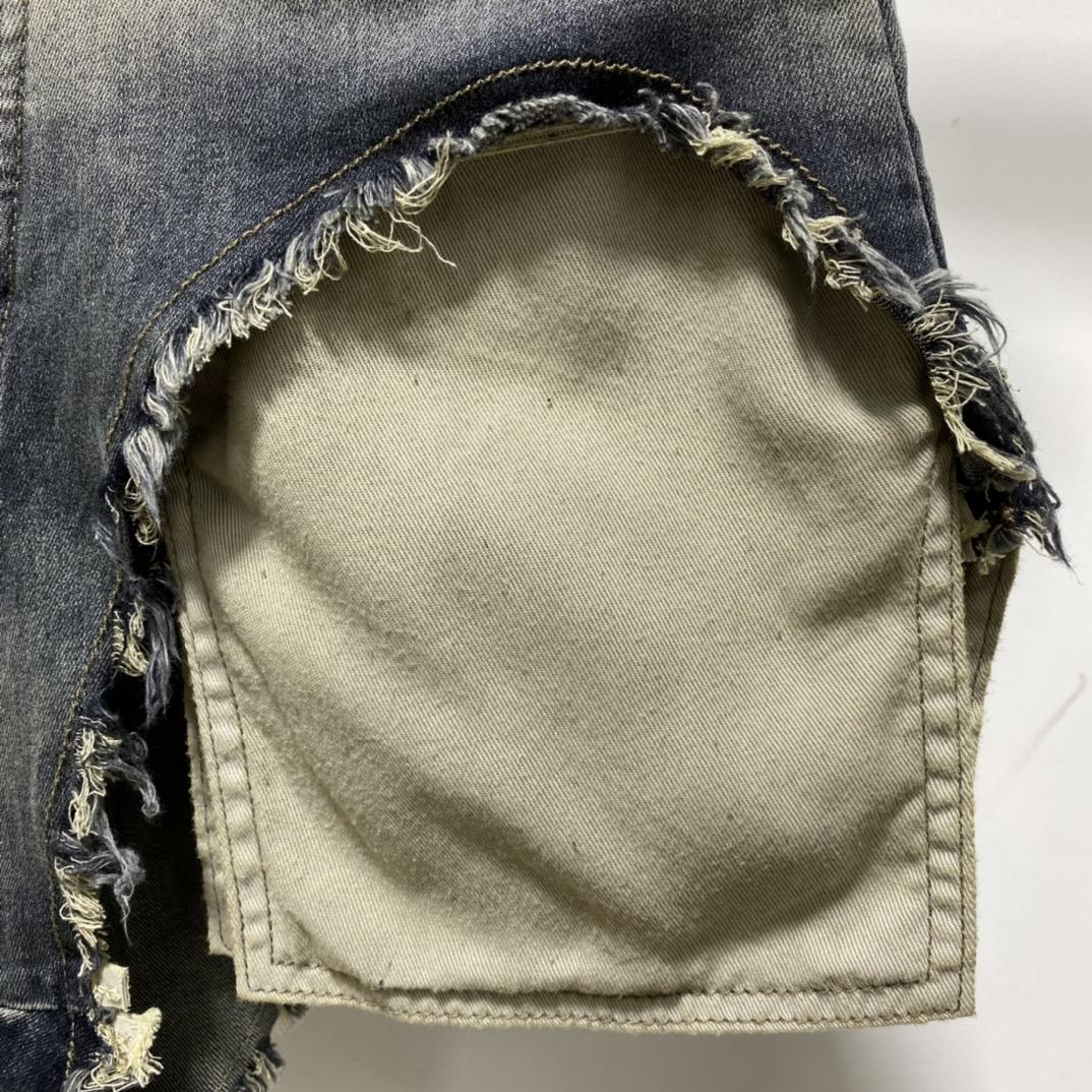 Rick Owens Jeansshorts mit hohem Schnitt - EUR FASHION