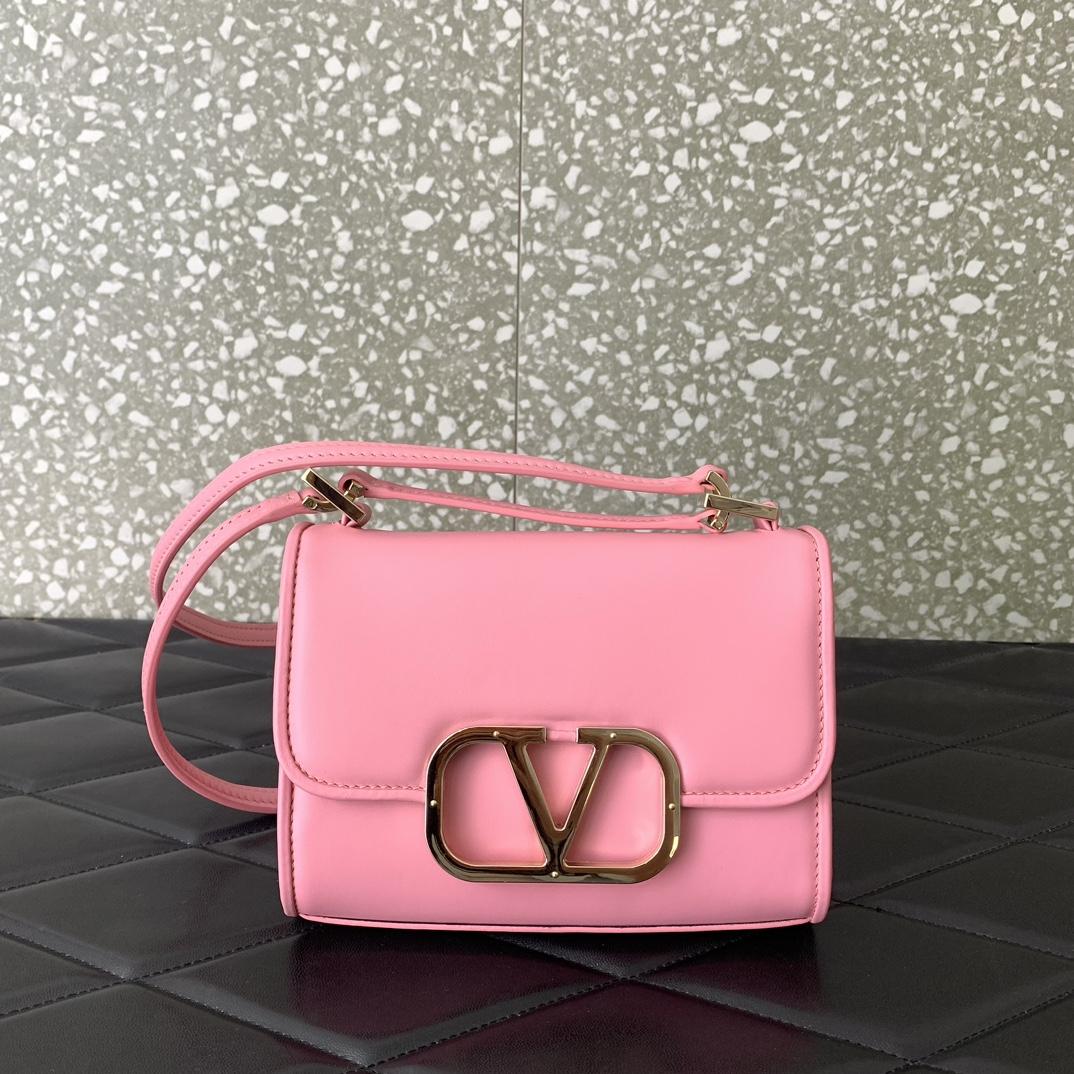 Valenti Kleine VLogo-Schultertasche aus Kalbsleder - EUR FASHION