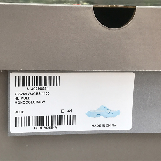 Balenciaga HD Mules in Blau - EUR FASHION