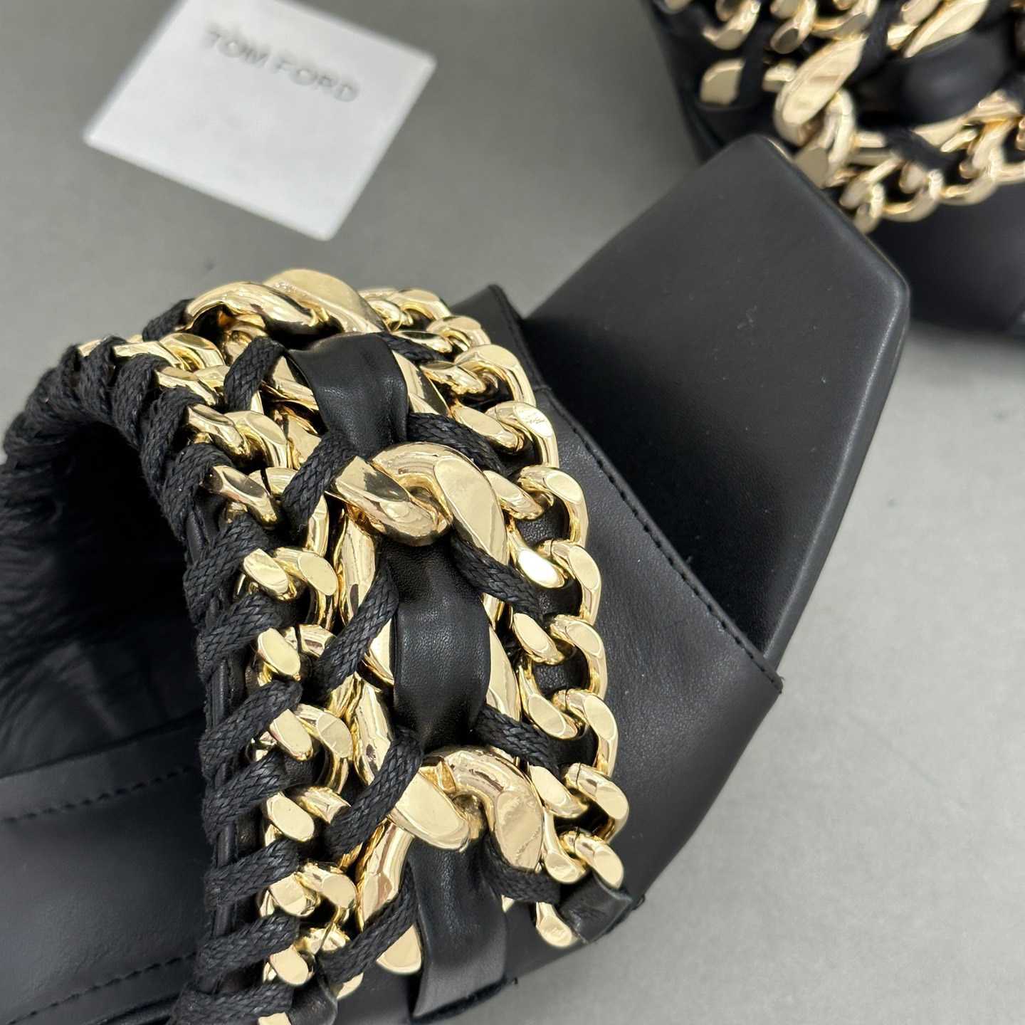 Balmain Pumps mit Kettengliederdetail, 110 mm - EUR FASHION