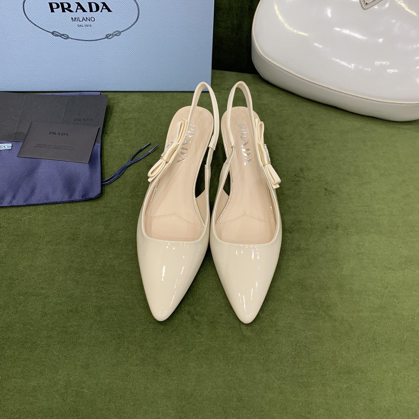 Prada-Slingbacks aus Lackleder - EUR FASHION