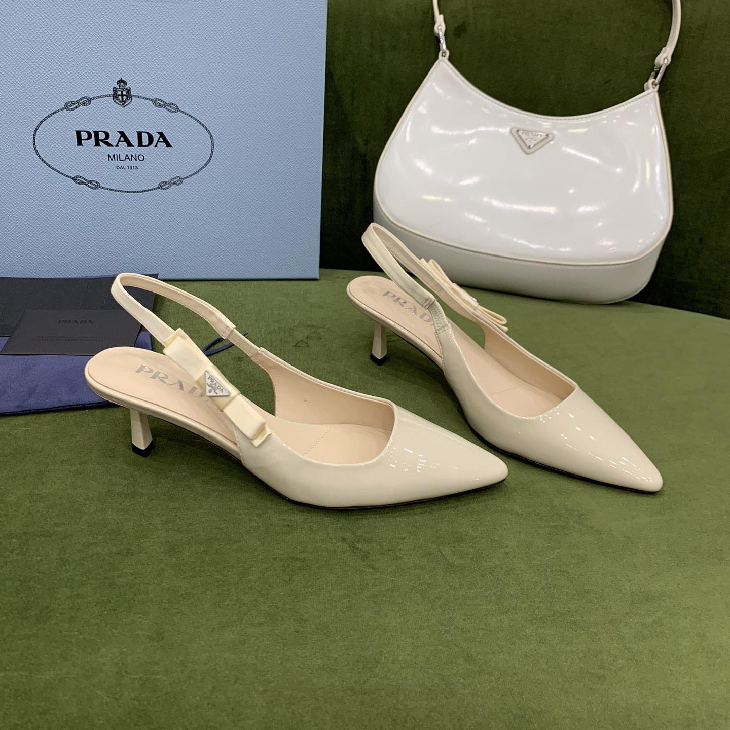 Prada-Slingbacks aus Lackleder - EUR FASHION