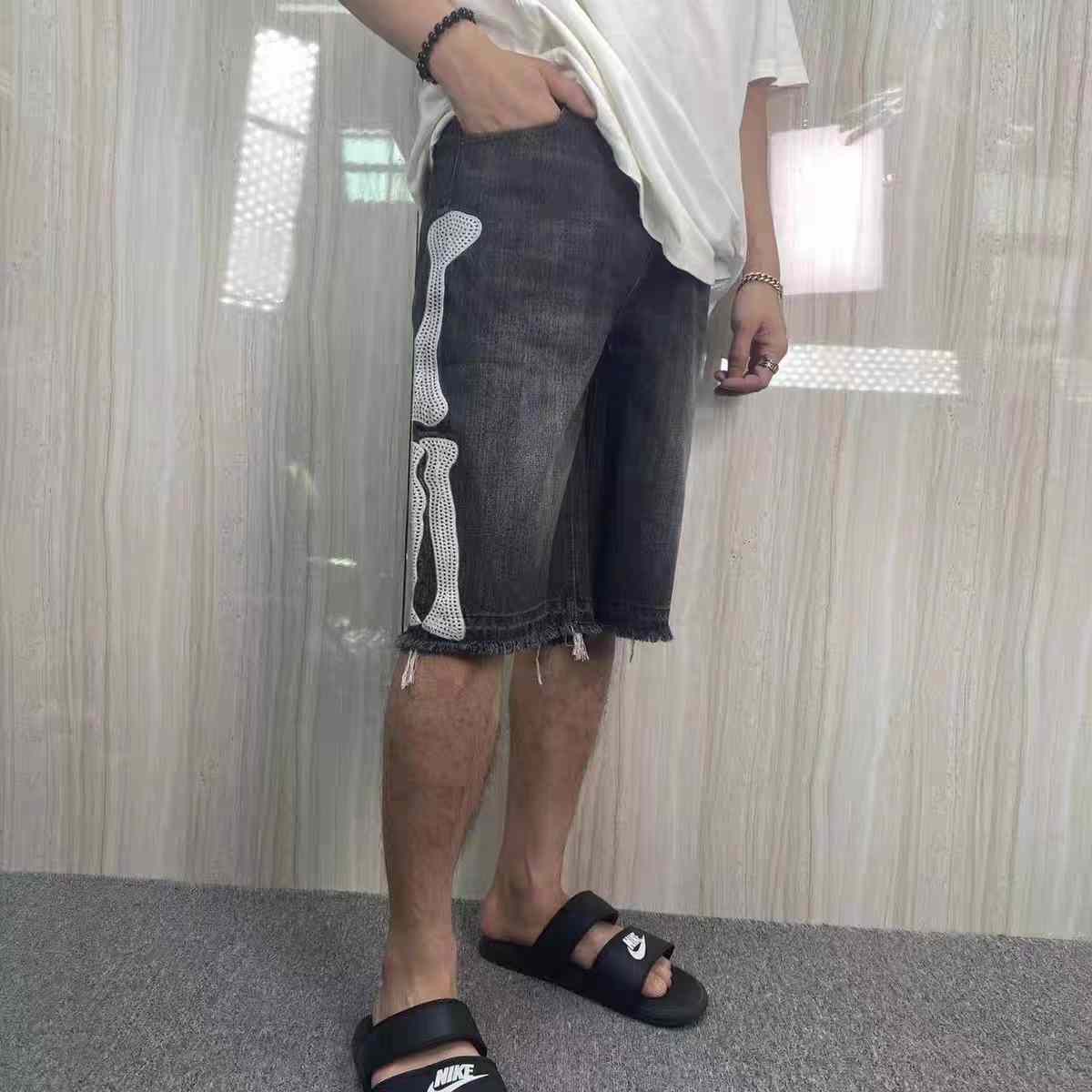 Kapital Skelett-Jeansshorts - EUR FASHION