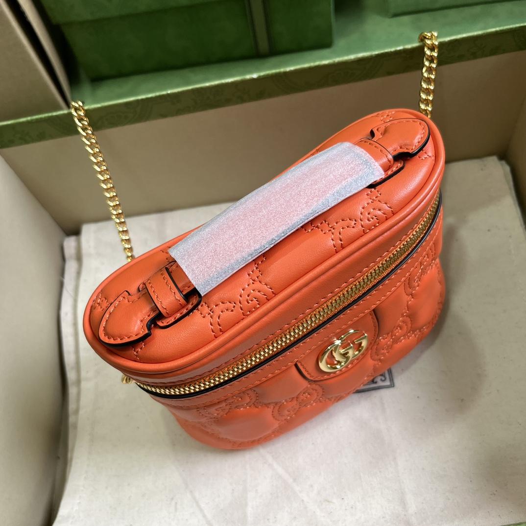 Gucci GG Matelassé Minitasche mit Tragegriff oben (16–10,5–5 cm) - EUR FASHION