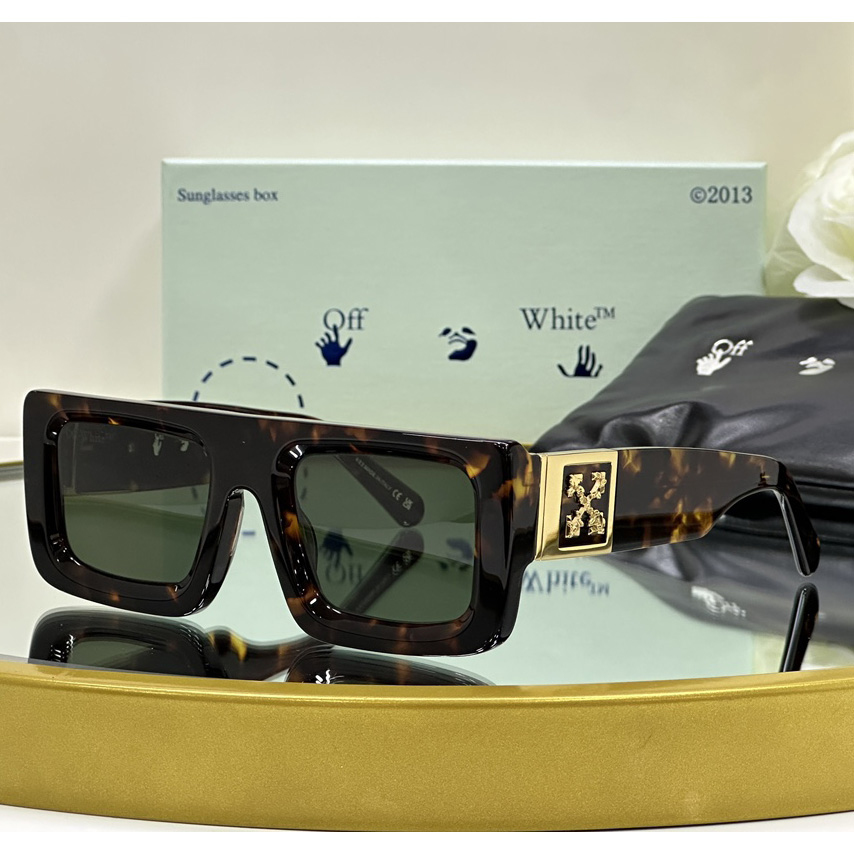 Off-White-Sonnenbrille mit Pfeilmotiv OERI049 - EUR FASHION