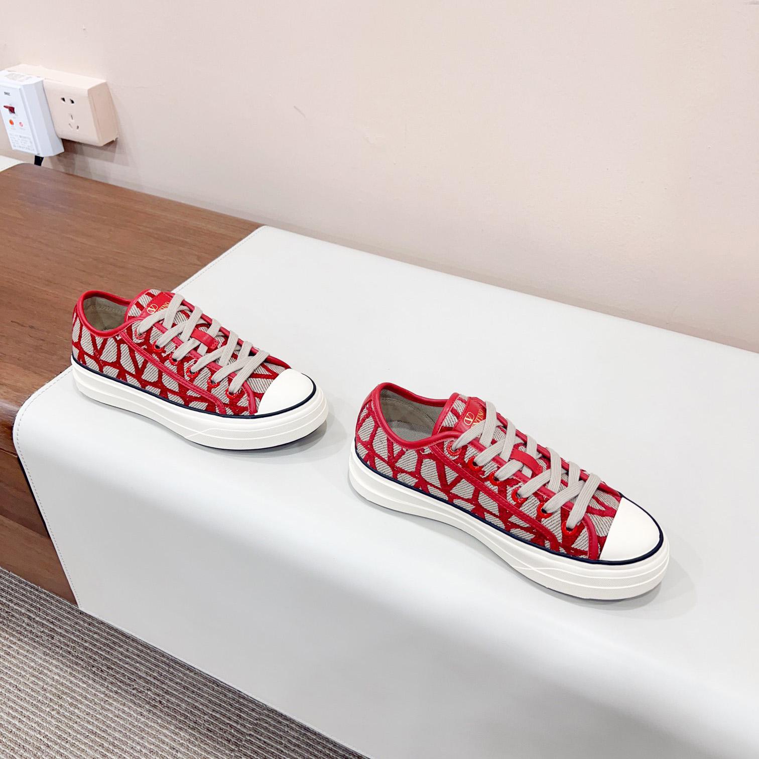 Valenti Toile Iconographe Totaloop Low-Top-Sneaker - EUR FASHION