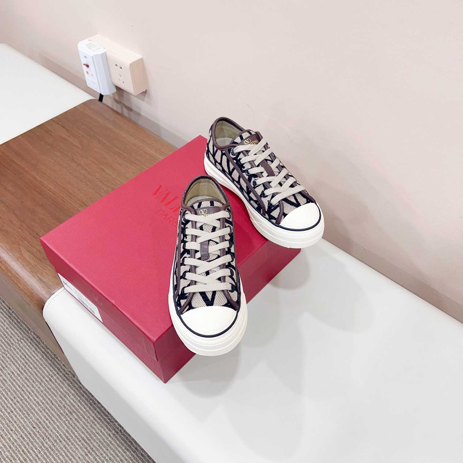 Valenti Toile Iconographe Totaloop Low-Top-Sneaker - EUR FASHION