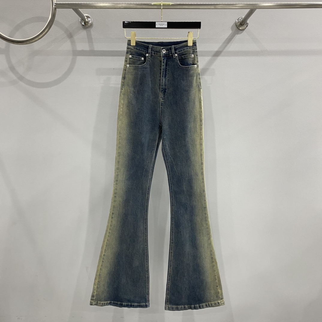 Rick Owens Drkshdw Blaue Bolan Bootcut-Jeans - EUR FASHION