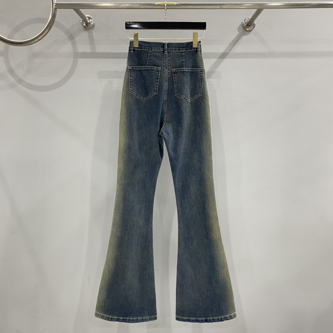 Rick Owens Drkshdw Blaue Bolan Bootcut-Jeans - EUR FASHION