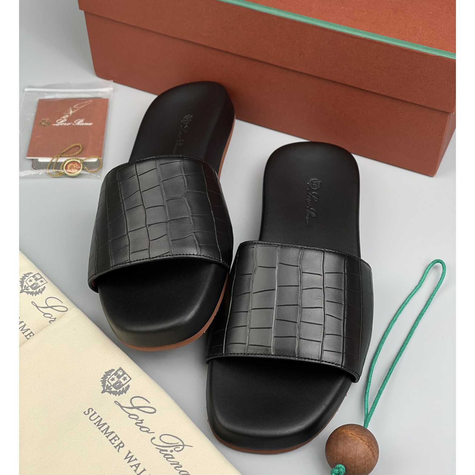 Loro Piana Slide-Sandale - EUR FASHION