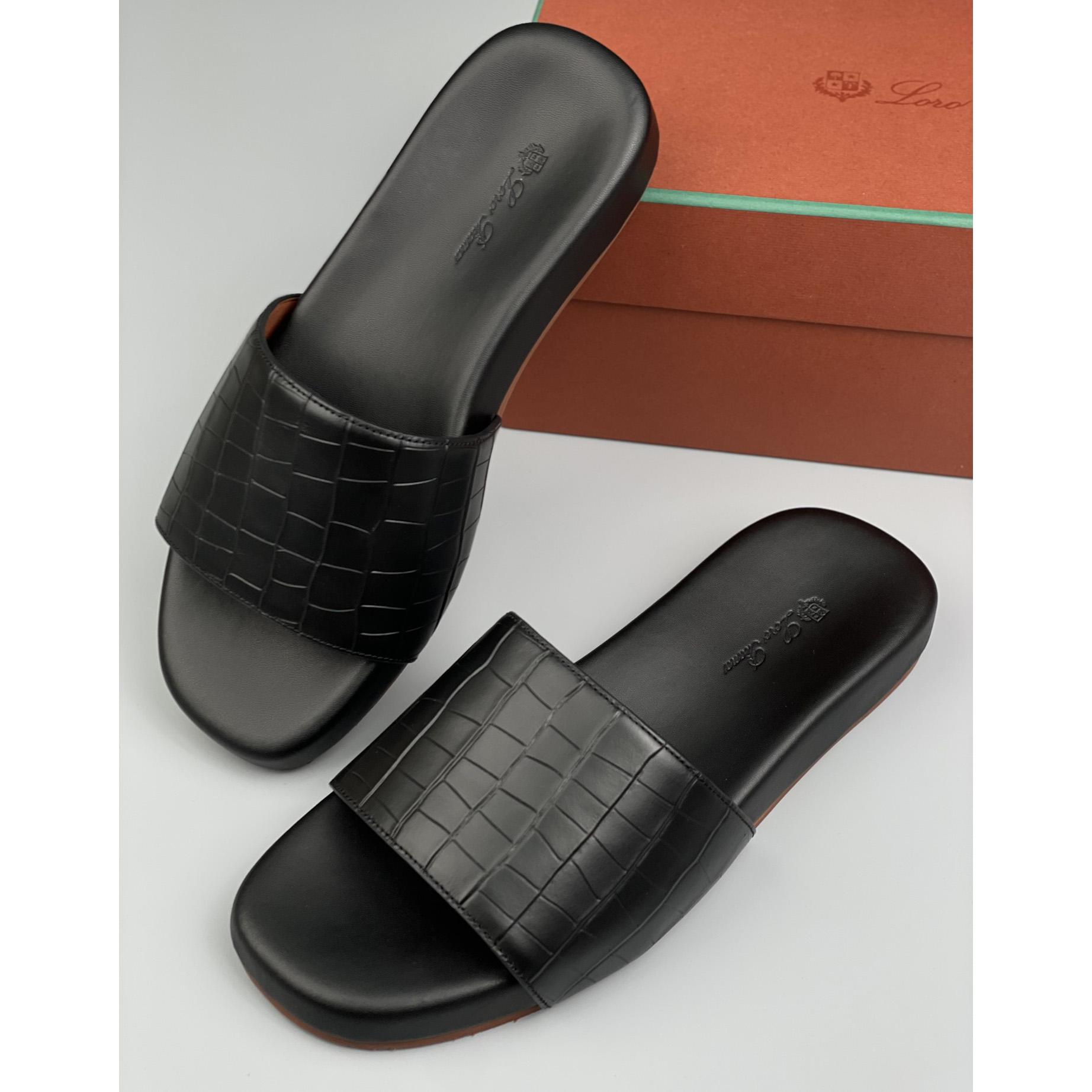 Loro Piana Slide-Sandale - EUR FASHION