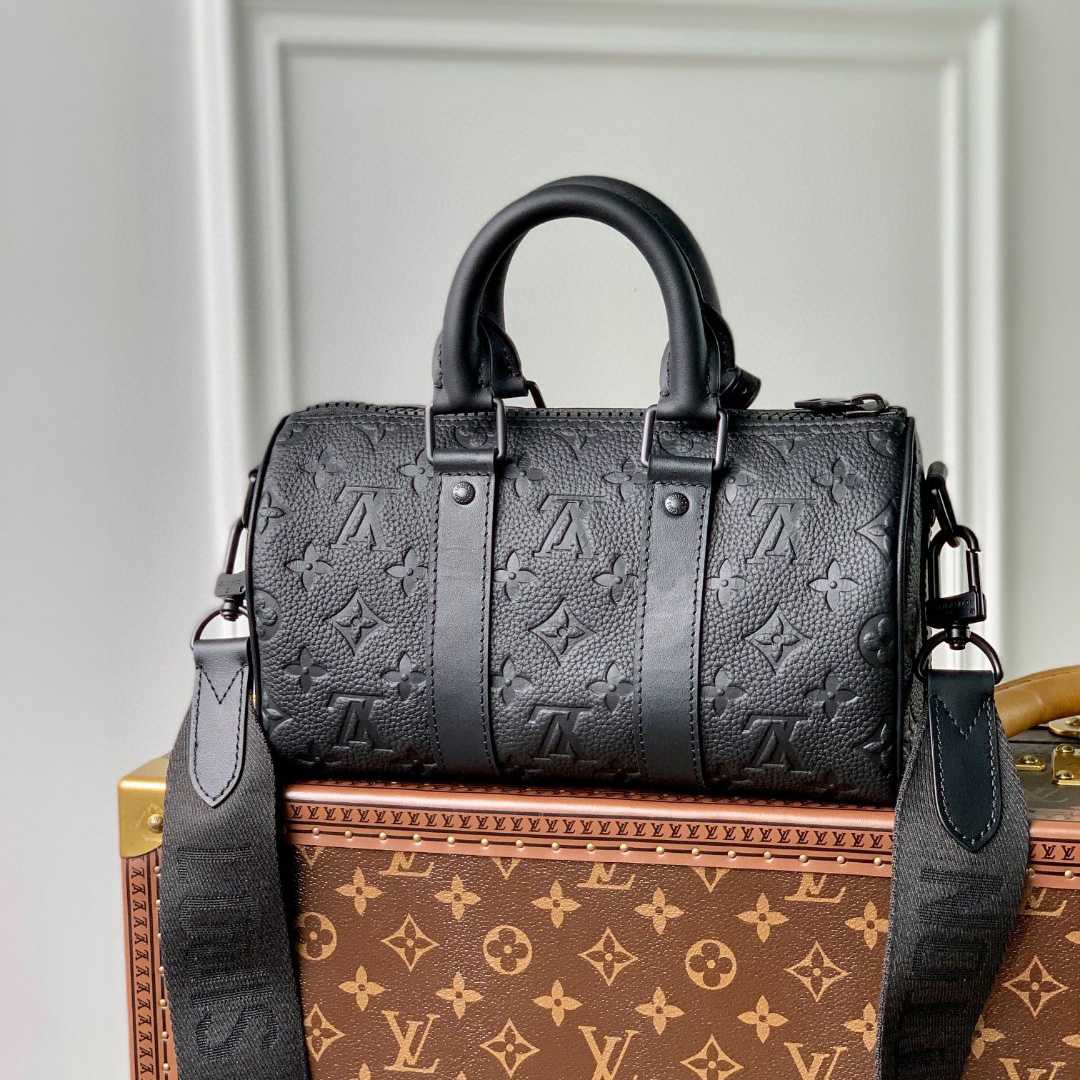 Louis Vuitton CKeepall Bandoulière 25 Taurillon-Monogramm (25 x 15 x 11 cm) M20900 - EUR FASHION
