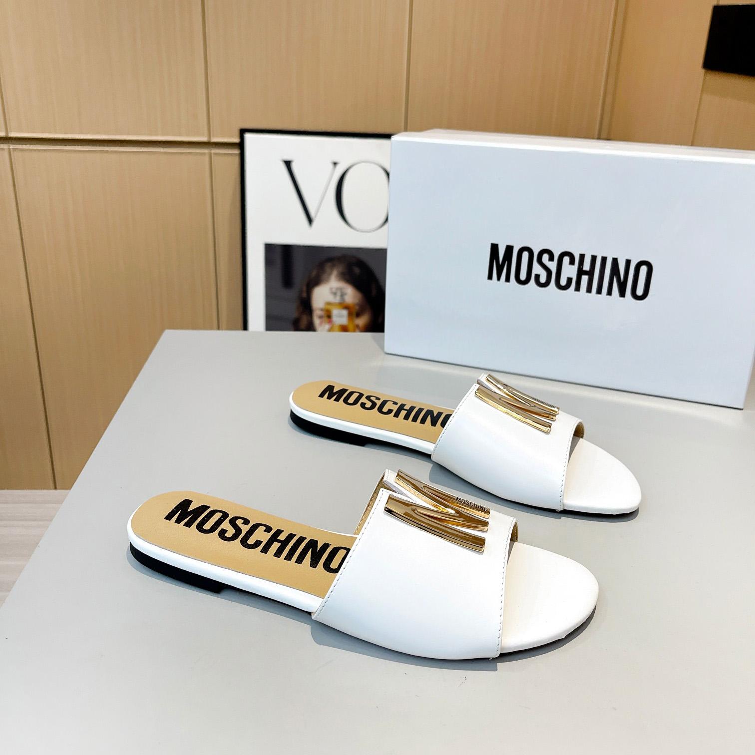 Moschino M Plakettensandalen - EUR FASHION