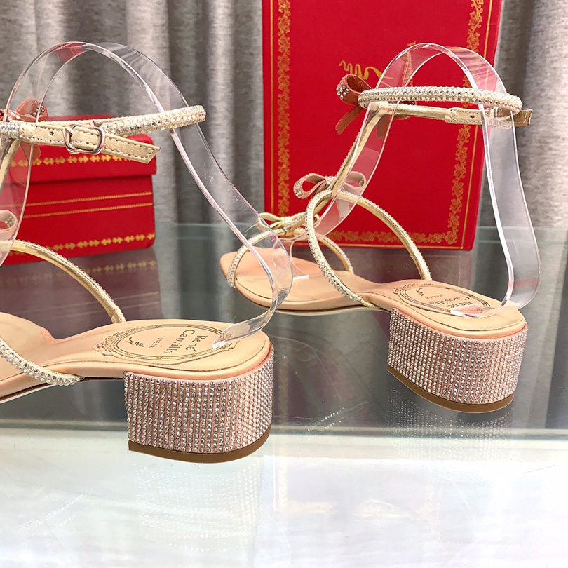 Rene Caovilla Sandalen mit Knöchelschnürung Caterina - EUR FASHION