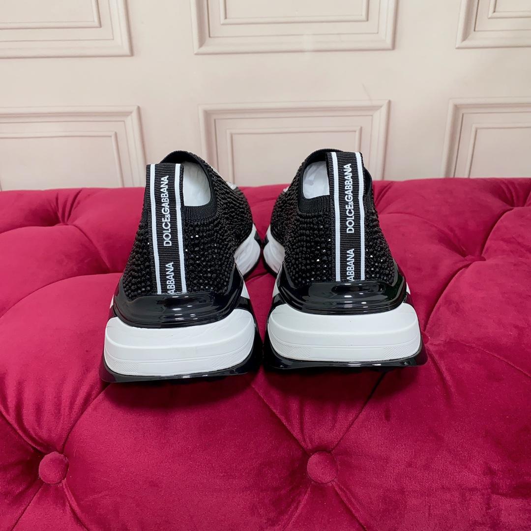 Dolce & Gabbana Fast Sneakers mit schmelzbaren Strasssteinen - EUR FASHION