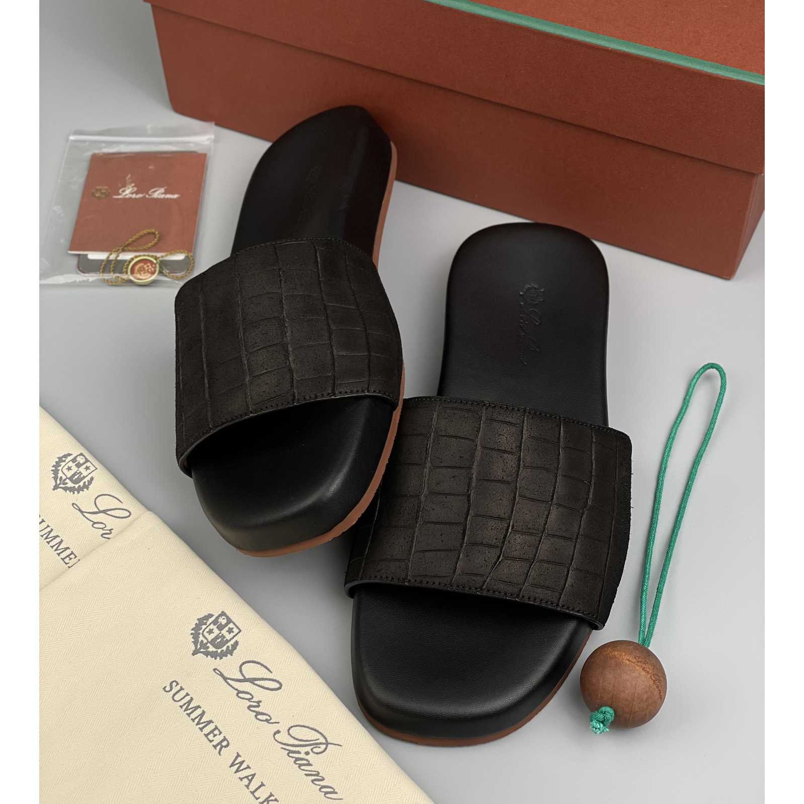 Loro Piana Slide-Sandale - EUR FASHION