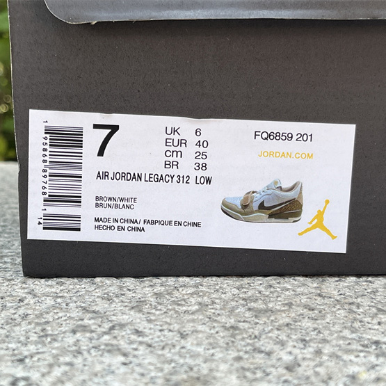 Jordan Legacy 312 Low Sneaker FQ6859-201 - EUR FASHION
