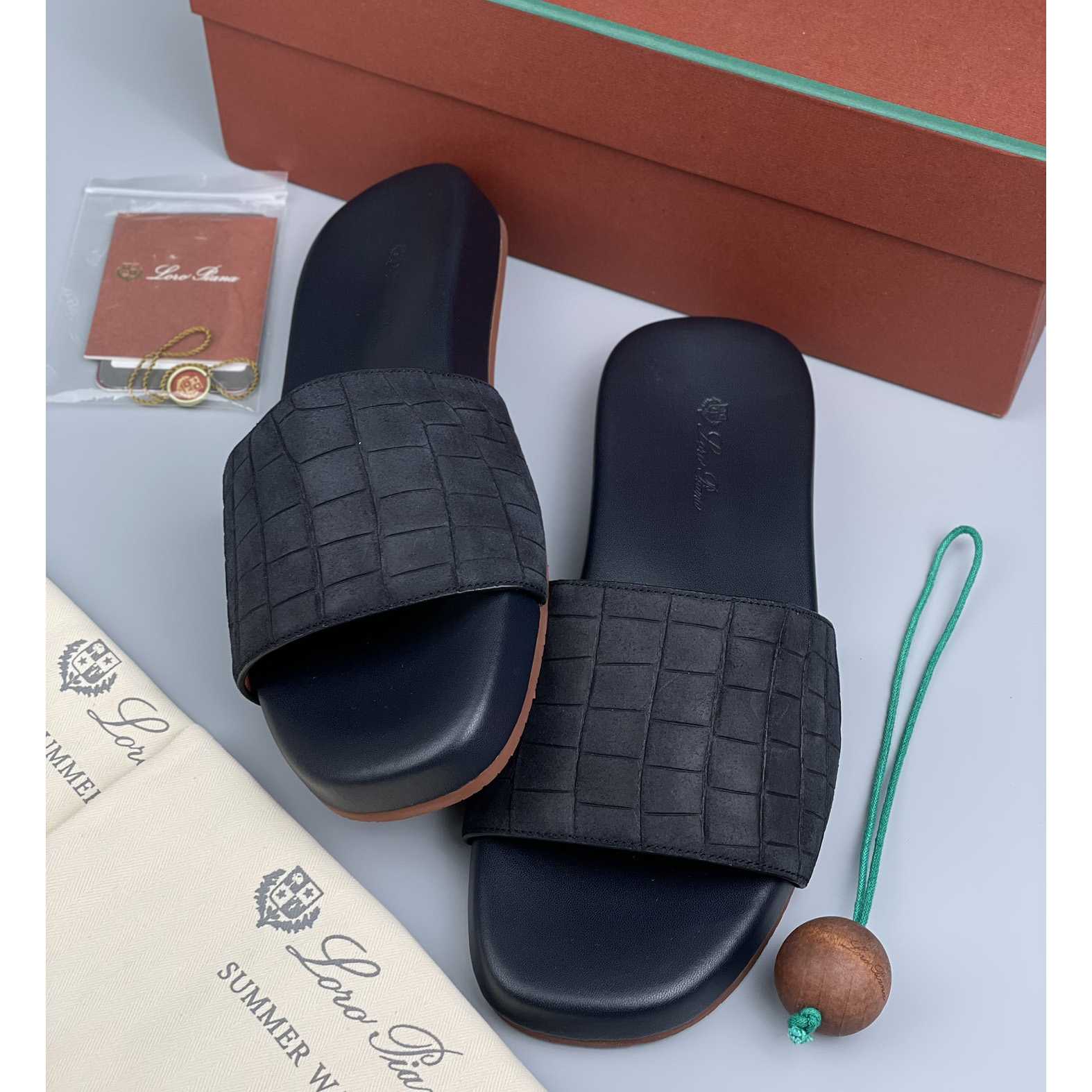 Loro Piana Slide-Sandale - EUR FASHION