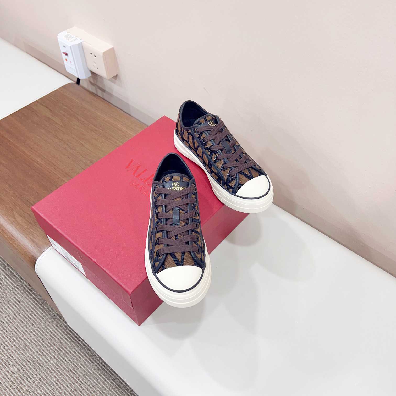 Valenti Toile Iconographe Totaloop Low-Top-Sneaker - EUR FASHION