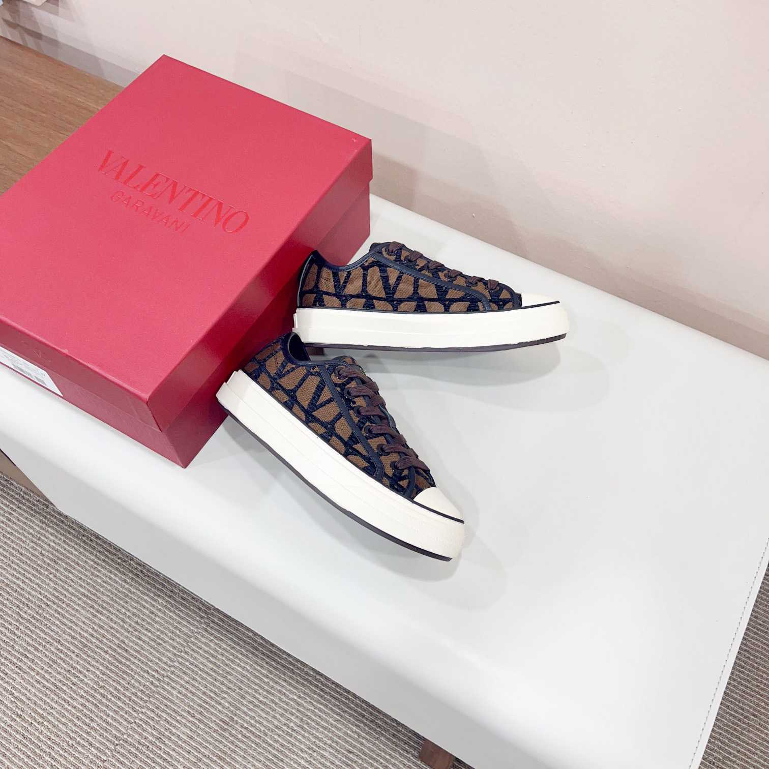 Valenti Toile Iconographe Totaloop Low-Top-Sneaker - EUR FASHION