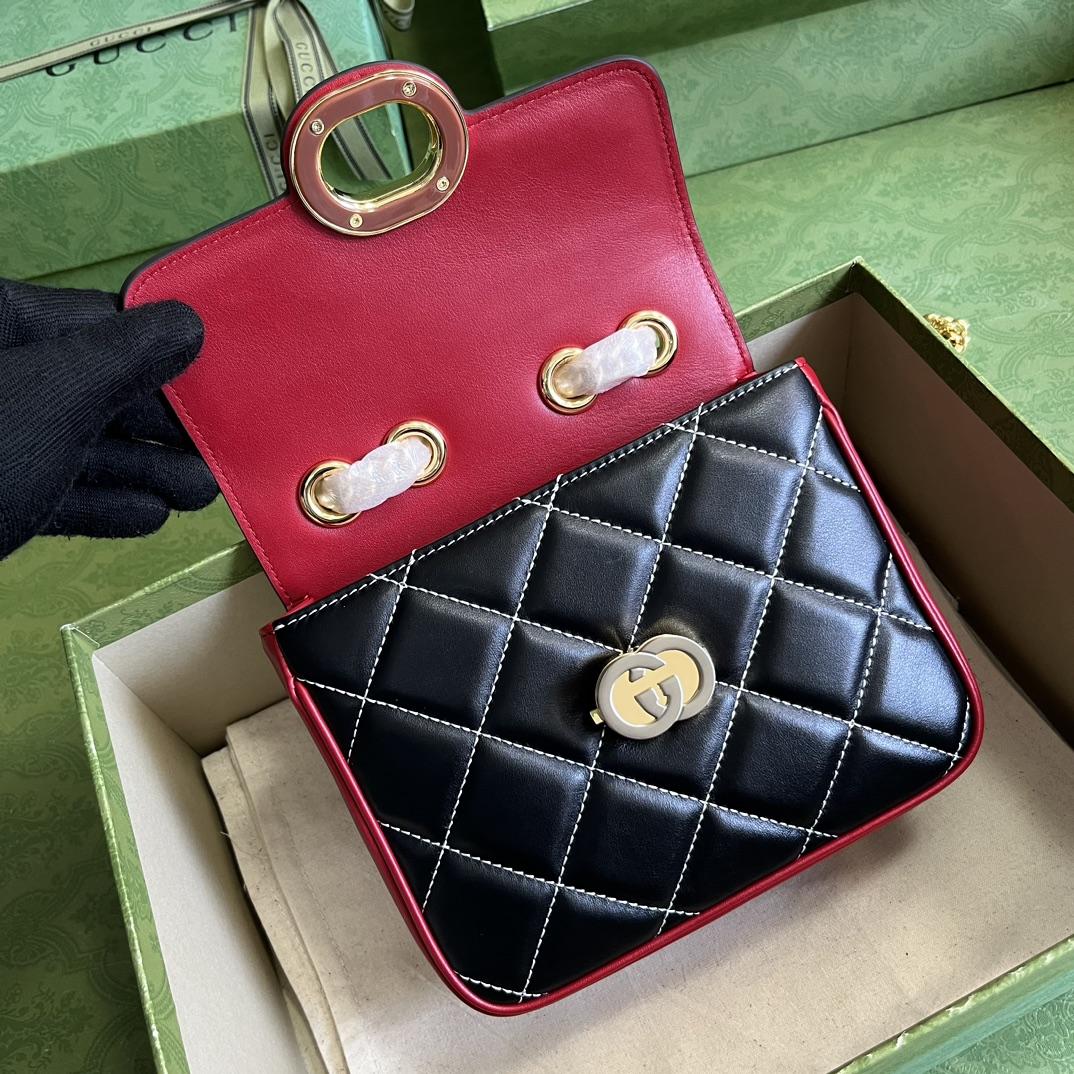 Gucci Deco Mini-Umhängetasche (18–14,5–8 cm) - EUR FASHION