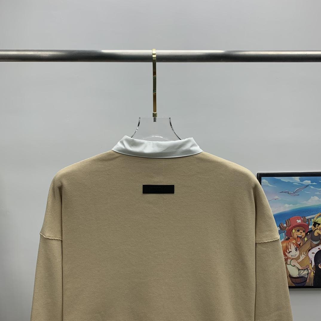 Fear of God Essentials Waffle Henley Rugby - EUR FASHION