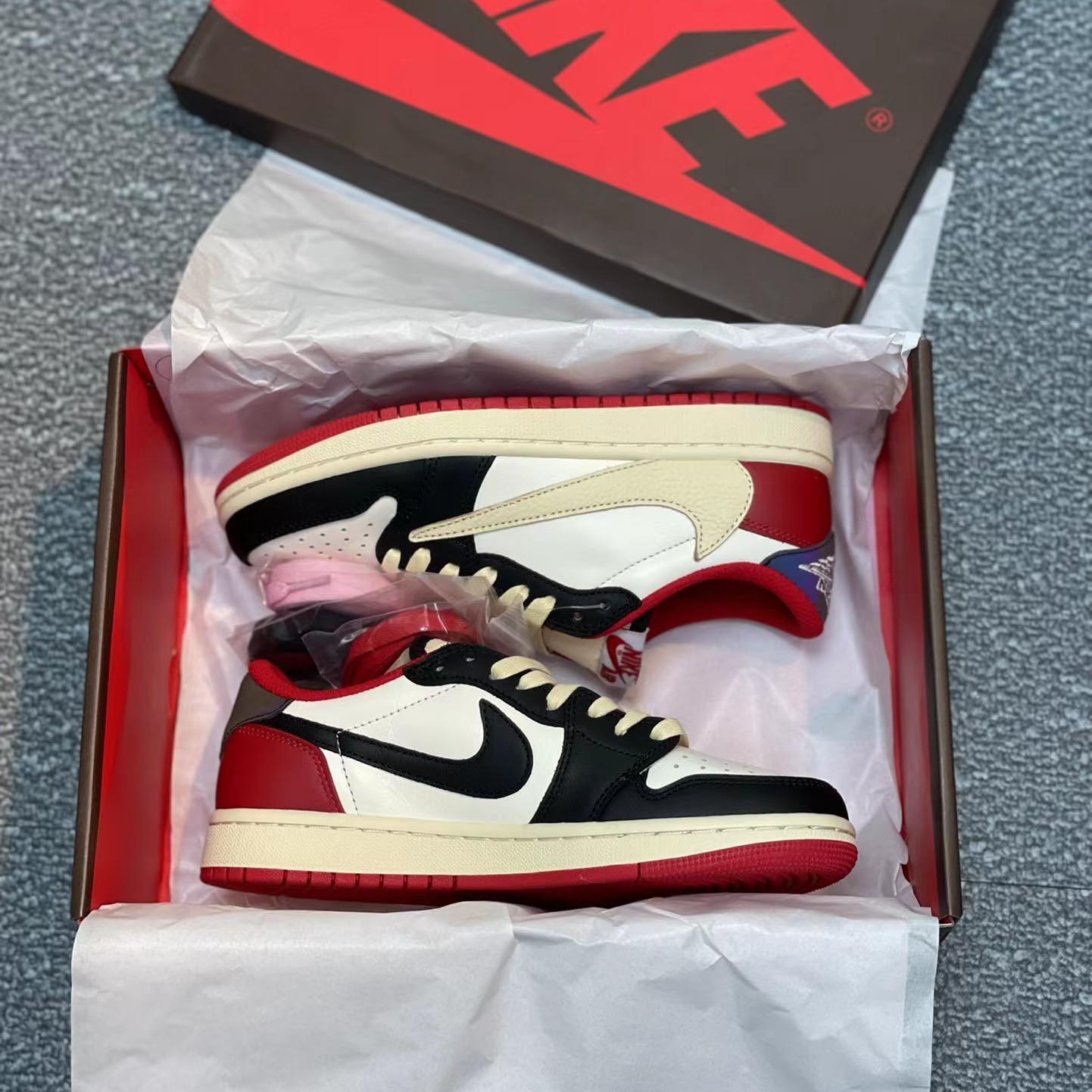 Travis Scott x Air Jordan 1 Low AJ1 Sneaker cp4275-125 - EUR FASHION