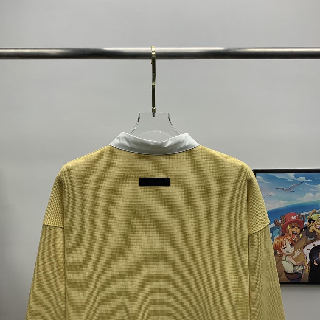 Fear of God Essentials Waffle Henley Rugby - EUR FASHION