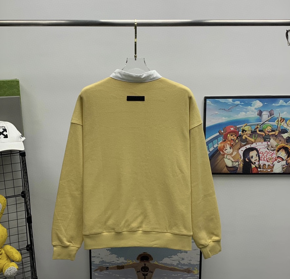 Fear of God Essentials Waffle Henley Rugby - EUR FASHION